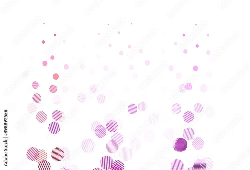 Light Purple vector background with bubbles. Light Purple vector background with bubbles.