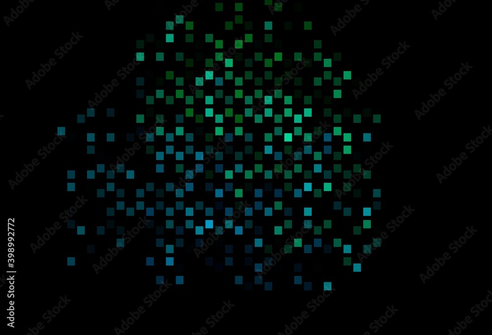 Dark Blue, Green vector template with square style.