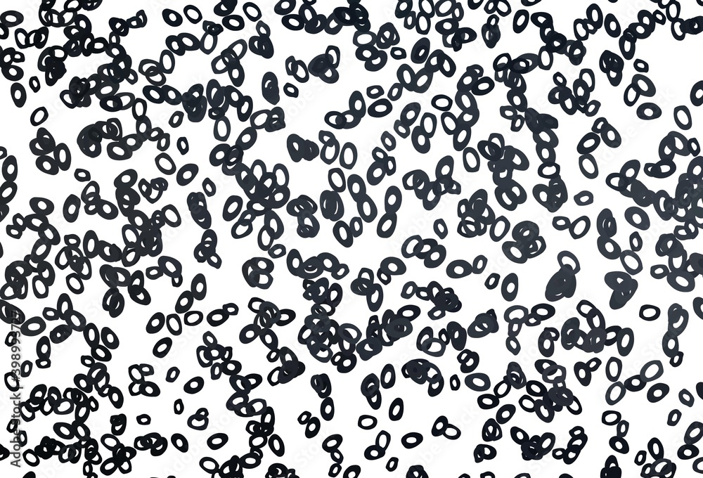 Dark Black vector backdrop with dots.