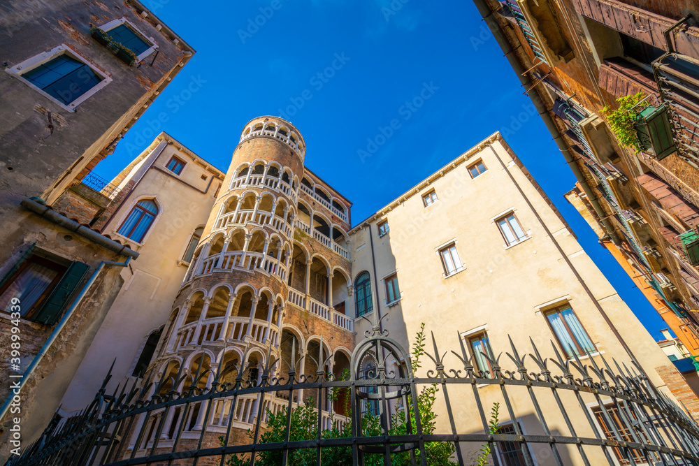 Palazzo Contarini del Bovolo with arch spiral staircase in Venice