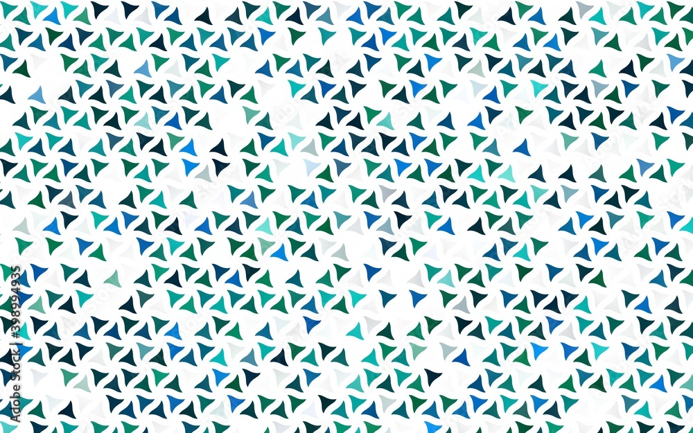 Light Blue, Green vector seamless texture in triangular style. Light Blue, Green vector seamless texture in triangular style.