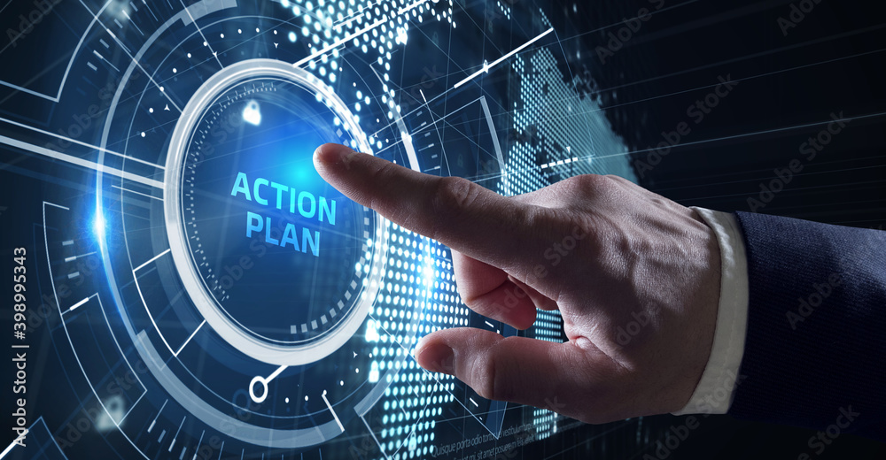 Business, Technology, Internet and network concept. Concept meaning proposed strategy or course of actions for certain time. Business, Technology, Internet and network concept. Concept meaning proposed strategy or course of actions for certain time.