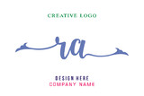 RA lettering logo is simple, easy to understand and authoritative