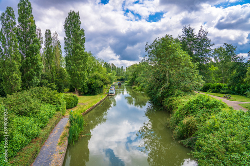 Grand Union canal in Milton Keynes. England