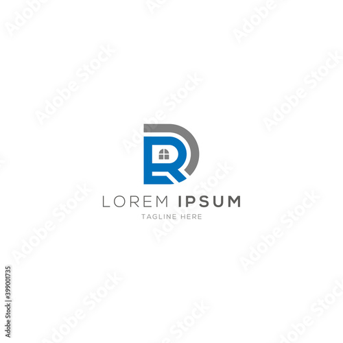 Free Download Real state logo DR latter logo design - GFXLoad