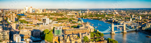 Photography Beautiful aerial view of London