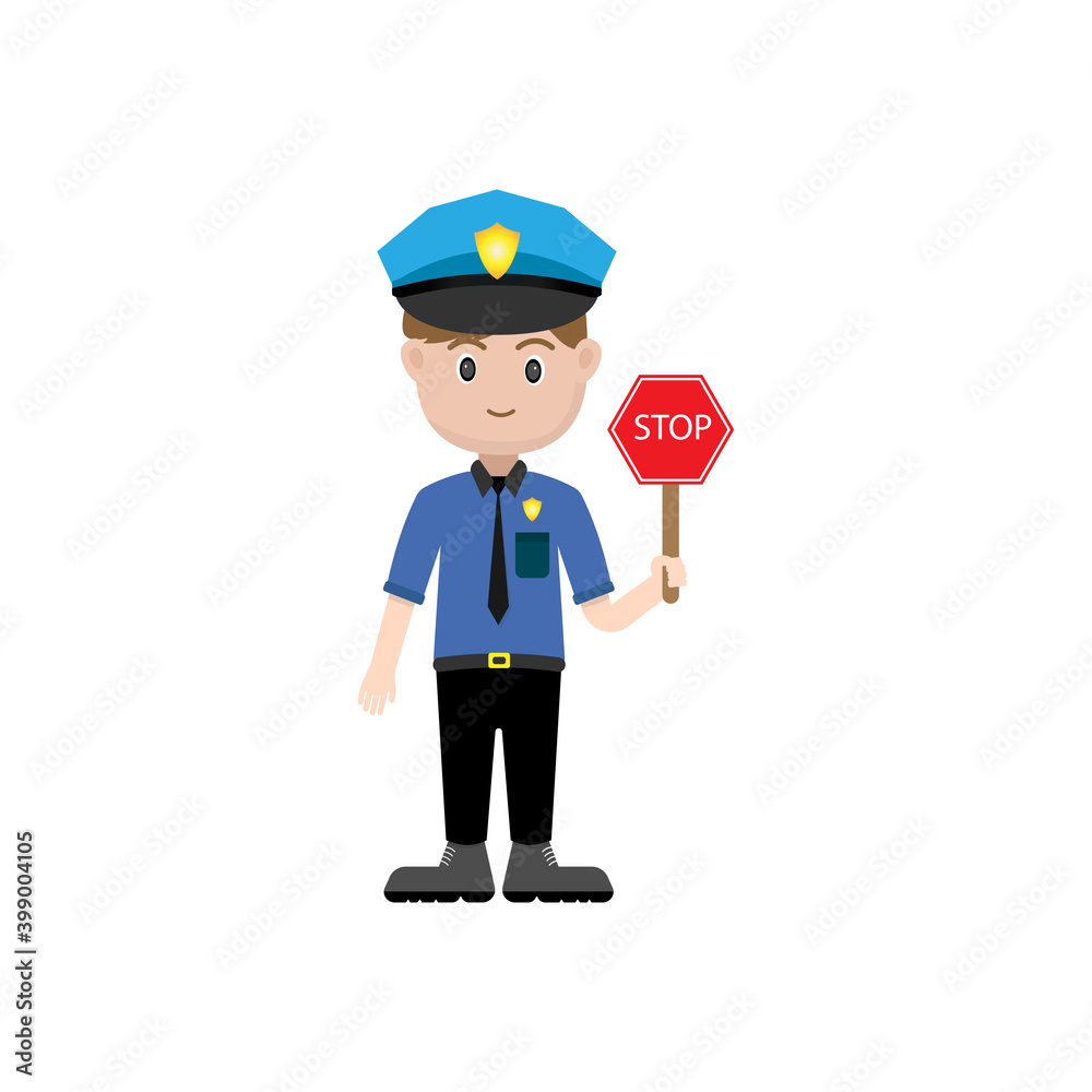 Police Vector Illustration