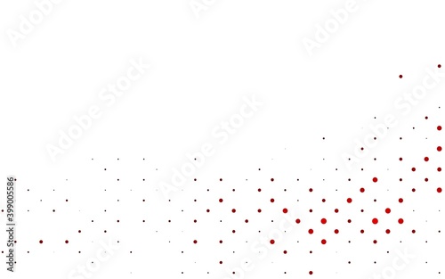Light Red vector texture with disks.