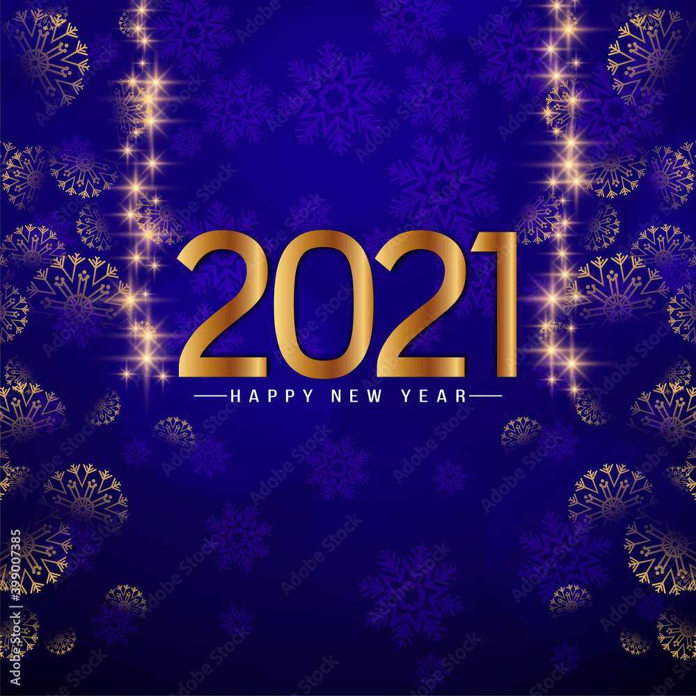 Happy new year 2021 stylish text background Happy new year 2021 stylish text background