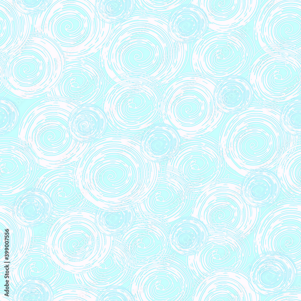 cote seamless pattern with circles