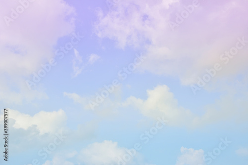 Blue sky white cloud white background. Beautiful sky and clouds in the afternoon.