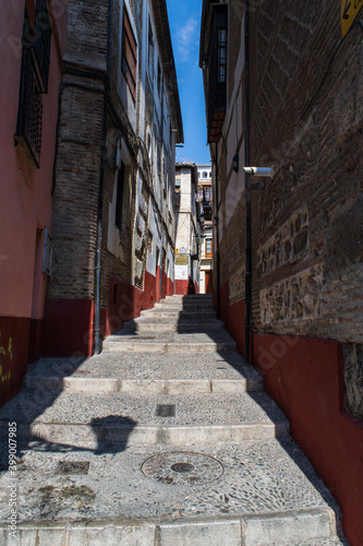 narrow street in the town © Graeme