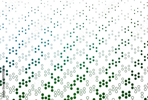 Light Blue, Green vector layout with circle shapes.