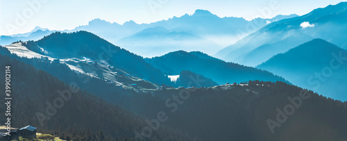 Fototapeta Naklejka Na Ścianę i Meble -  panorama of mountains