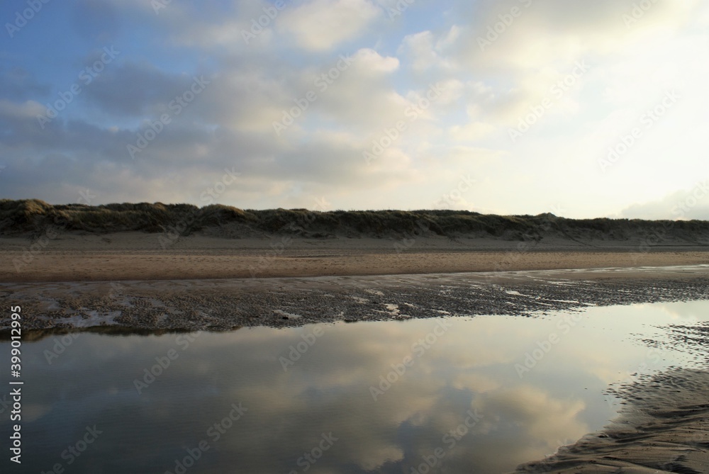 Fototapeta premium Plage déserte hors saison.