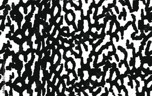 Seamless Hand Drawn Abstract Watercolor Leopard Cheetah Skin Vector Pattern Tie Dye Gradient Background

