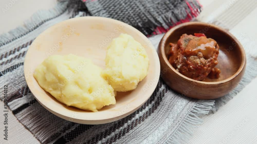 Zambian cuisine is nshima, which is a food prepared from pounded white maize. Zambian cuisine is nshima, which is a food prepared from pounded white maize.