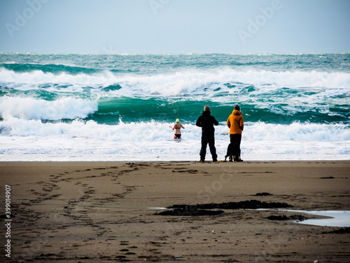 Peoples on the beach
