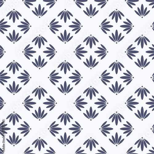 A seamless vector pattern. Tiles made of delicate petals.