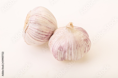 Fresh ripe and tasty garlic