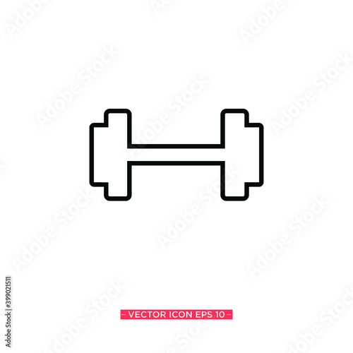 Barbell Icon Vector Illustration