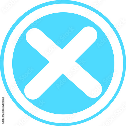 round delete button icon 