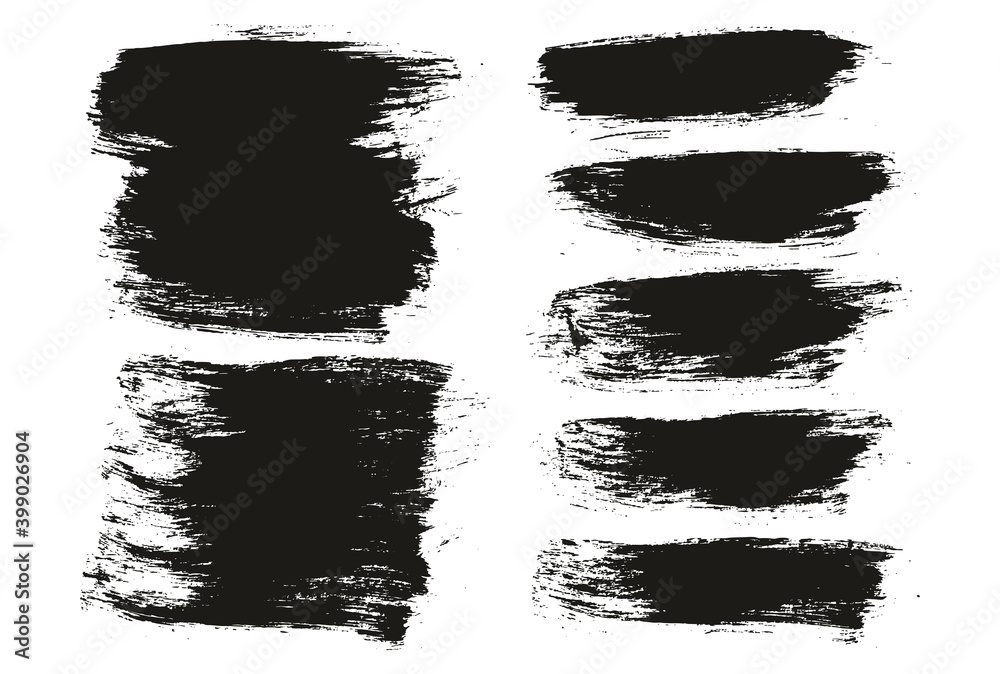 Round Brush Regular Long Background Mix Artist Brush High Detail Abstract Vector Background Mix Set 