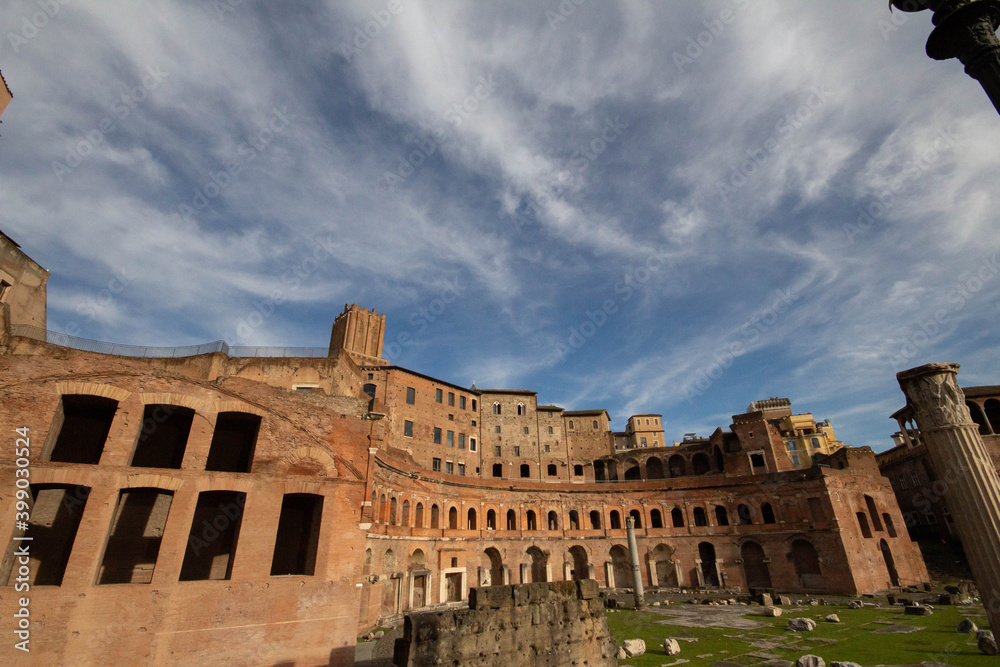 Trajan Market, It is the large complex of ruins in the city of Rome, Italy, And to be the world's oldest market