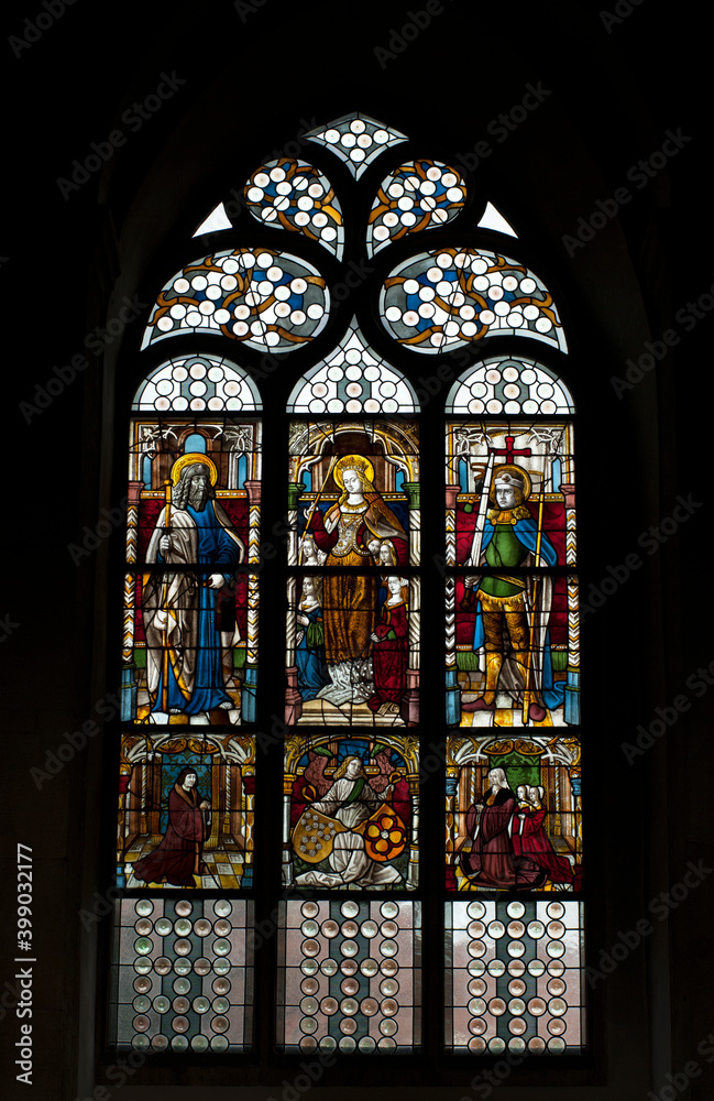 Köln, St. Maria im Kapitol, gotisches Fenster