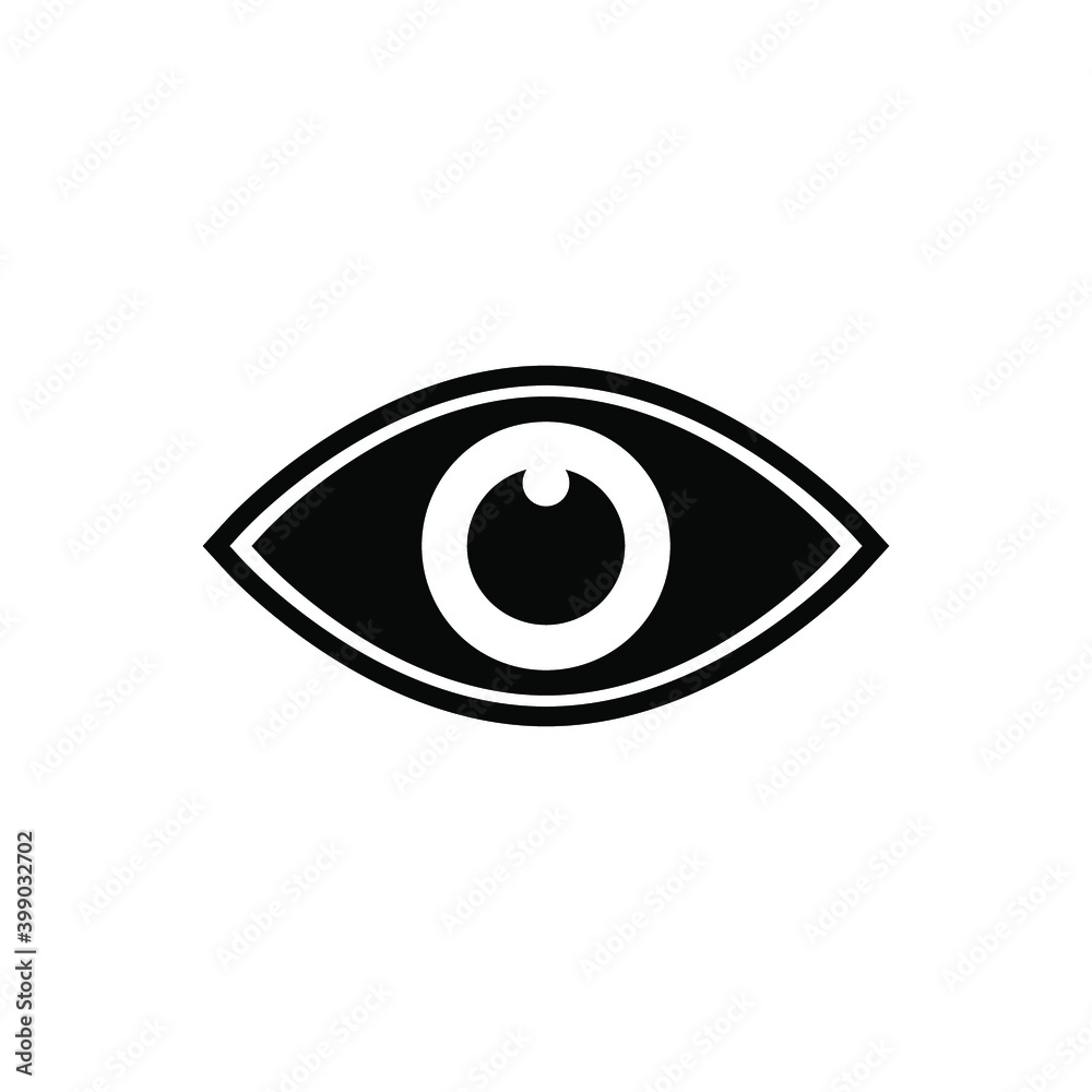 Eye Icon Vector Design Template on white background Eye Icon Vector Design Template on white background