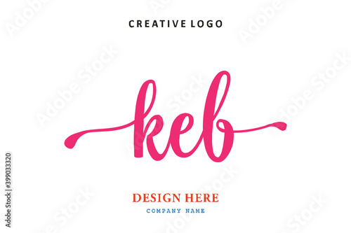 KEB lettering logo is simple, easy to understand and authoritative