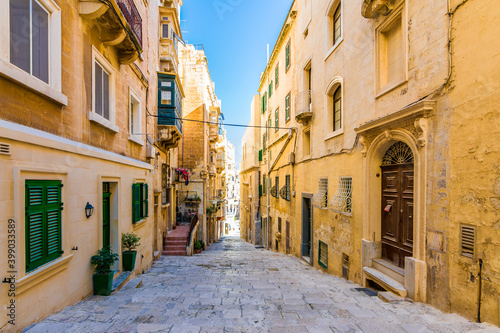 Valetta City street view in Malta