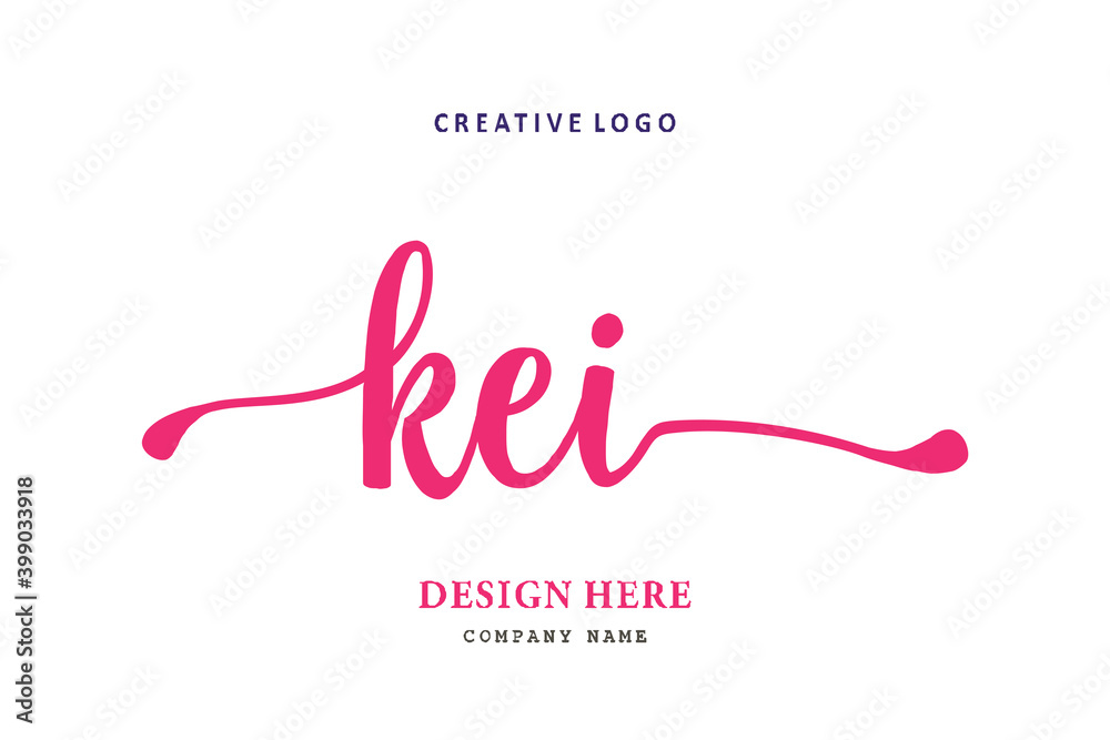 KEI lettering logo is simple, easy to understand and authoritative KEI lettering logo is simple, easy to understand and authoritative
