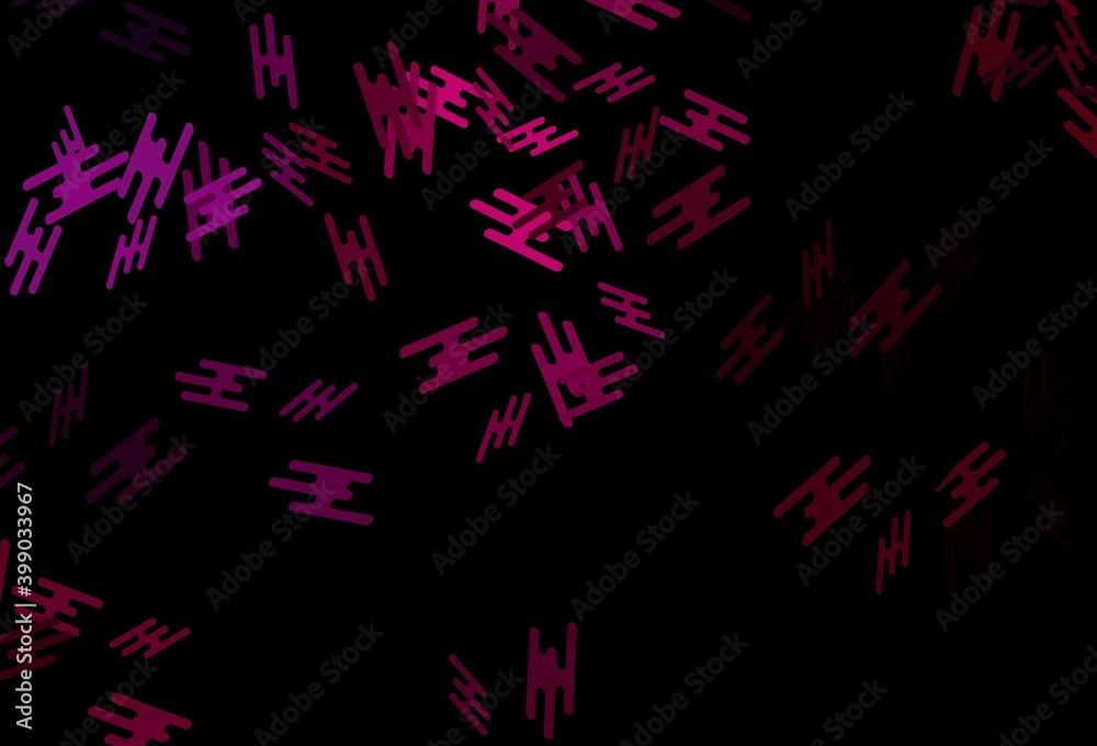 Dark Purple vector template with repeated sticks. Dark Purple vector template with repeated sticks.