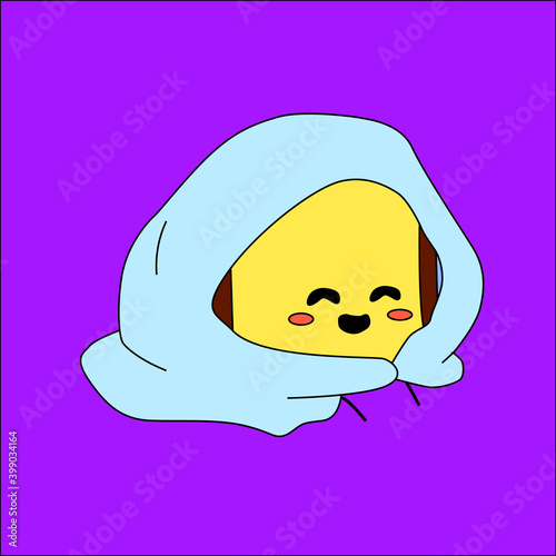 cartoon baby child sleeping, funny