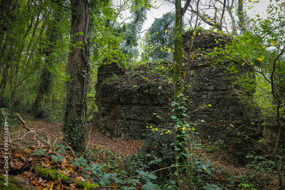 Obraz premium Ruins of St. Georges Anglican Church in Istanbul, Turkey