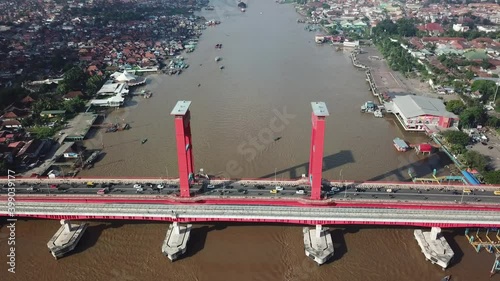 Ampera Bridge is a bridge over the Musi River