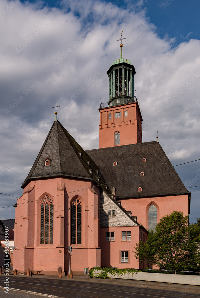 Die Evangelische Stadtkirche in Darmstadt in Hessen, Deutschland 