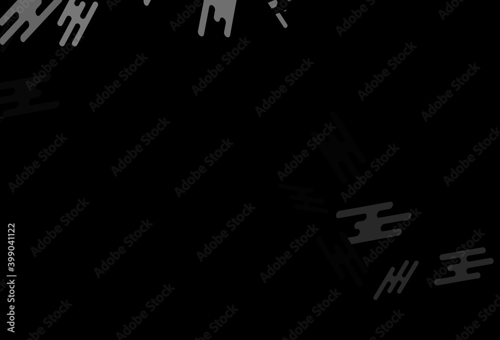 Dark Black vector template with repeated sticks. Dark Black vector template with repeated sticks.