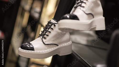 White Leather Boots