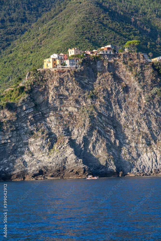 Traditional typical Italian village at the sea