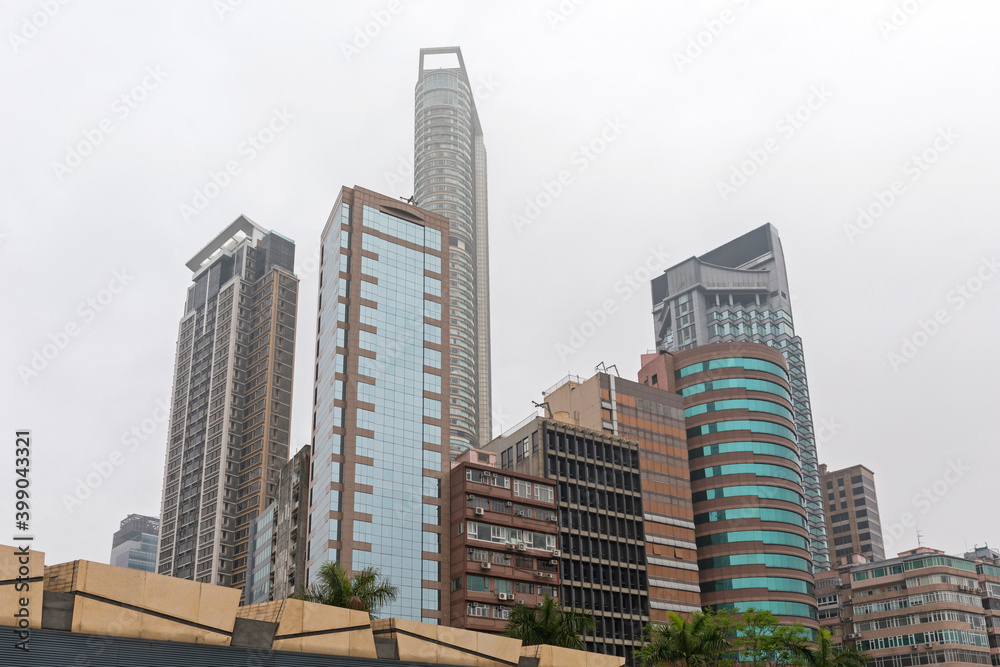 Fototapeta premium Kowloon Skyscrapers