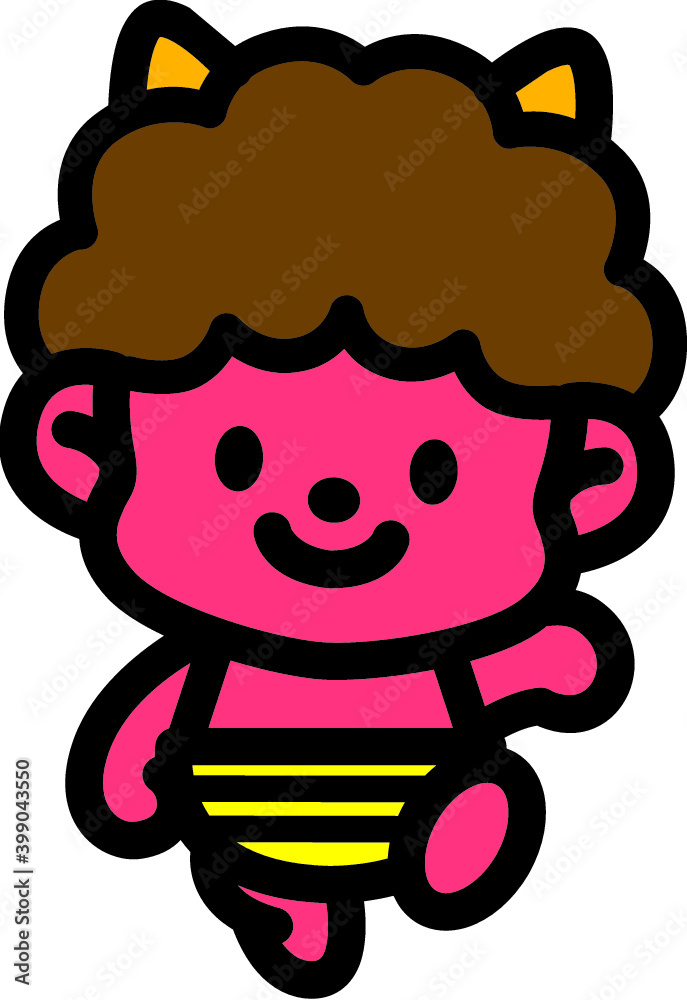 Obraz premium かわいい鬼のキャラクター