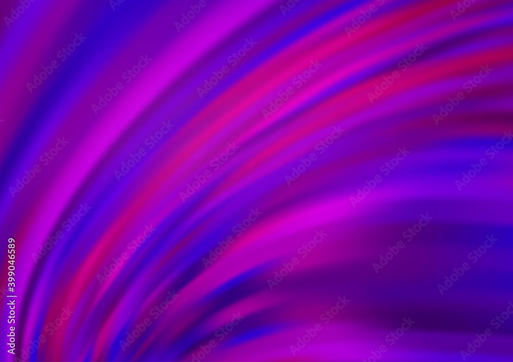 Fototapeta premium Light Purple vector template with bent ribbons.