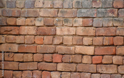 Old brick wall  grunge background  Real old brick wall texture useful for background