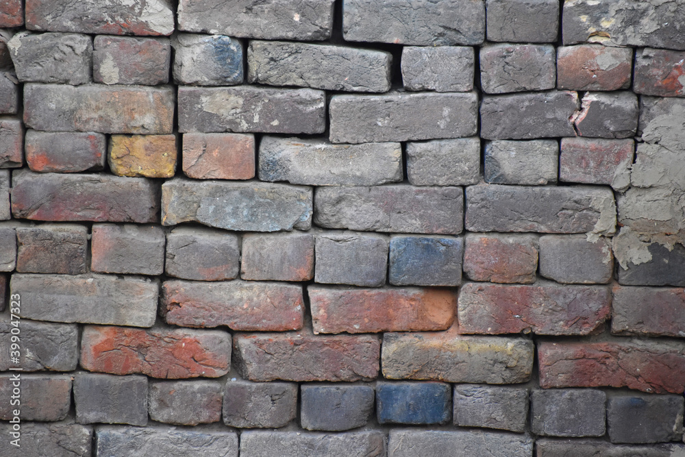 Old brick wall, grunge background, Real old brick wall texture useful for background