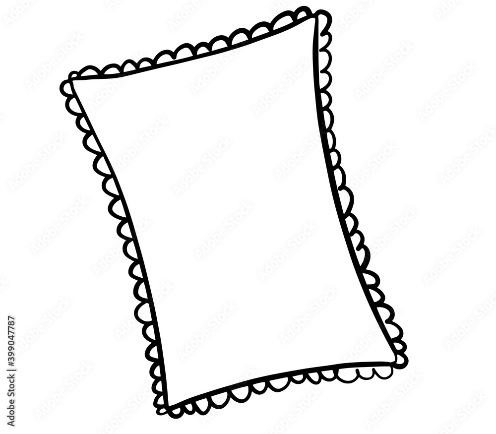 A decorative minimalistic frame - template for greeting card, invitation, banner etc. Black and white digital image - isolated element on white background. Digital illustration.