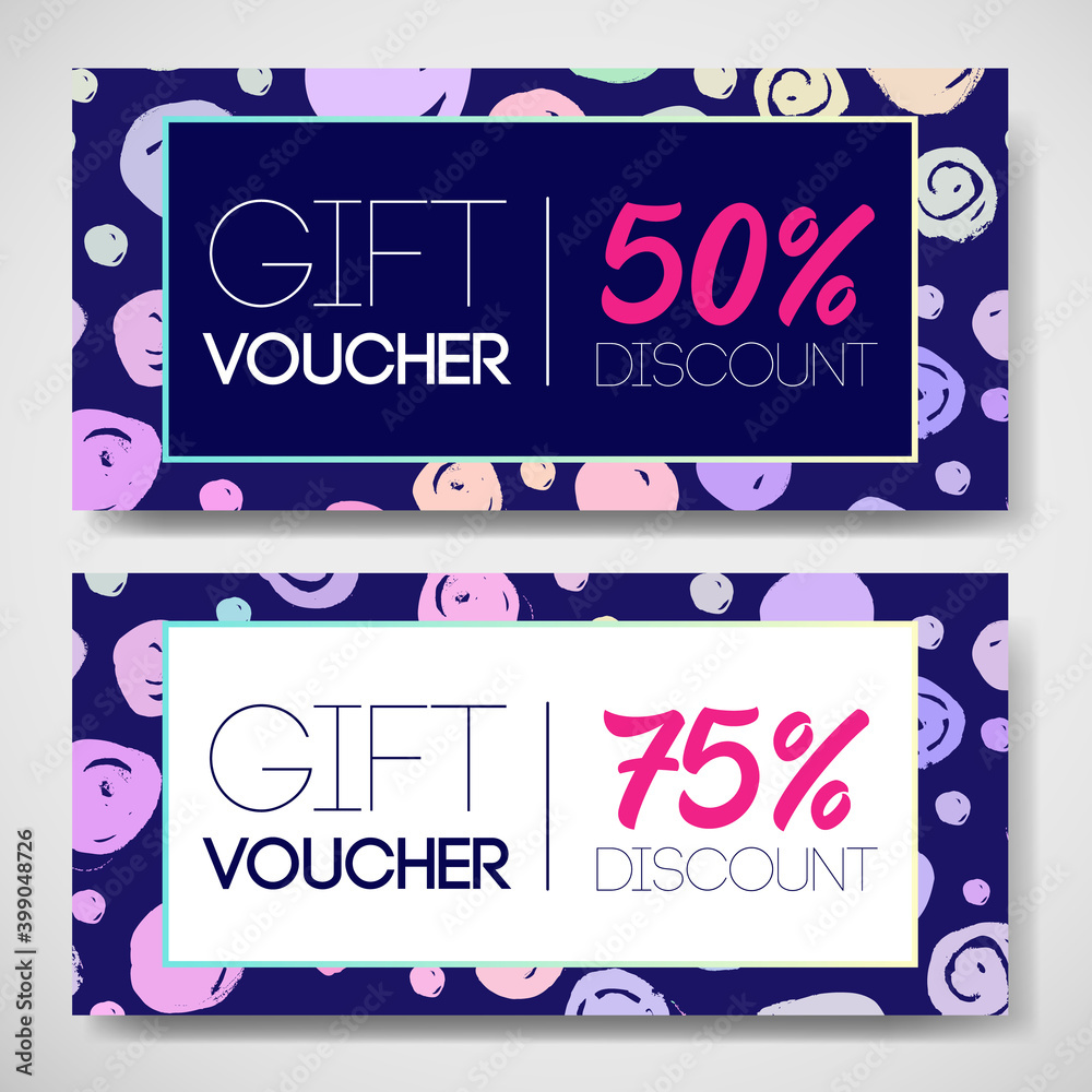Sale coupon design template in 1980s style. Retro Futurism. Vector ...