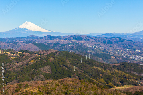 静岡県伊東市大室山からの富士山