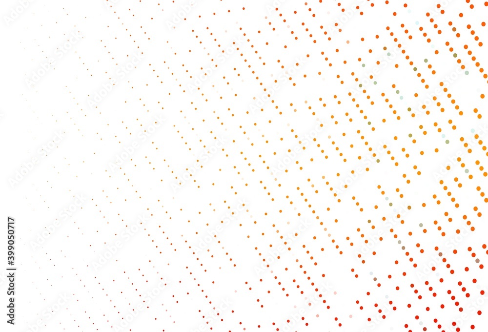Light Orange vector template with circles. Light Orange vector template with circles.